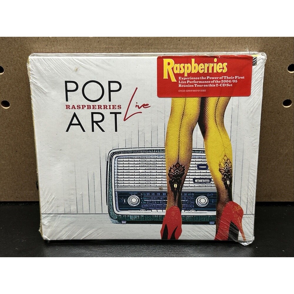 Pop Art Live by Raspberries (CD, 2017) 2-CD Set Rare 0816651013302 Sealed New